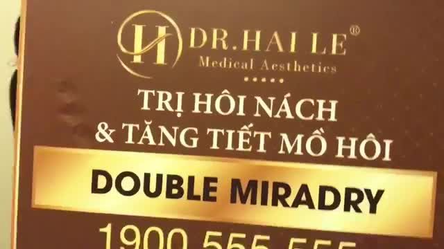 Quá trình điều trị tăng tiết mồ hôi vùng nách bằng công nghệ Double MiraDry