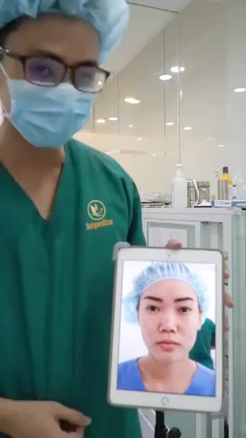 SAU PHẪU THUẬT: ĐÃ CÓ KẾT QUẢ NÂNG MŨI CẤU TRÚC SAU 45P