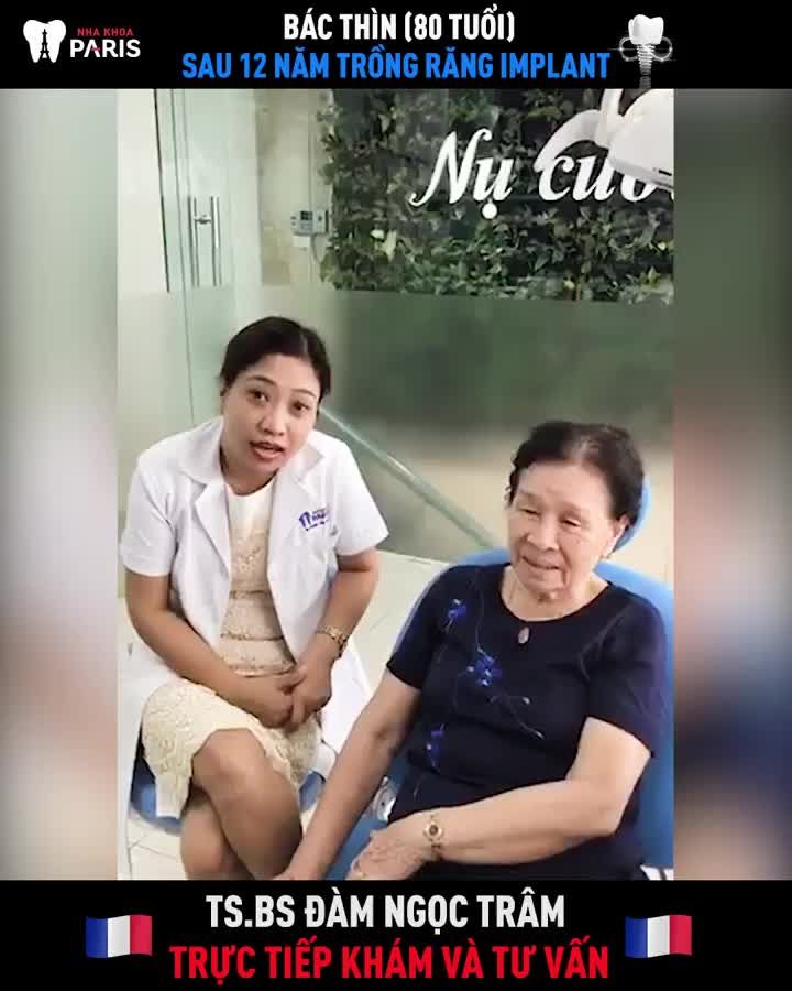 VÉN MÀN SỰ THẬT SAU 12 NĂM TRỒNG RĂNG IMPLANT: RĂNG CÓ CÒN BỀN CHẮC