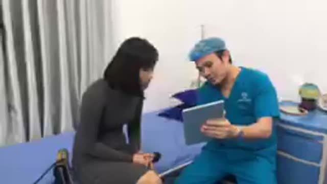 Gặp gỡ chị khách hàng tái khám mũi sau 9 ngày