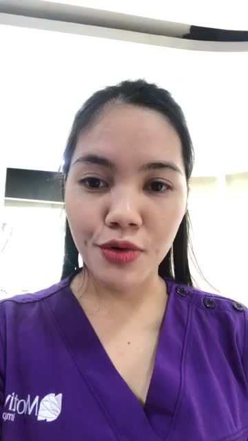 Nám điểm , nám mảng cải thiện 70-80% sau 8 Buổi điều trị cho cô Huệ Phương 60T đến từ Đồng Tháp!