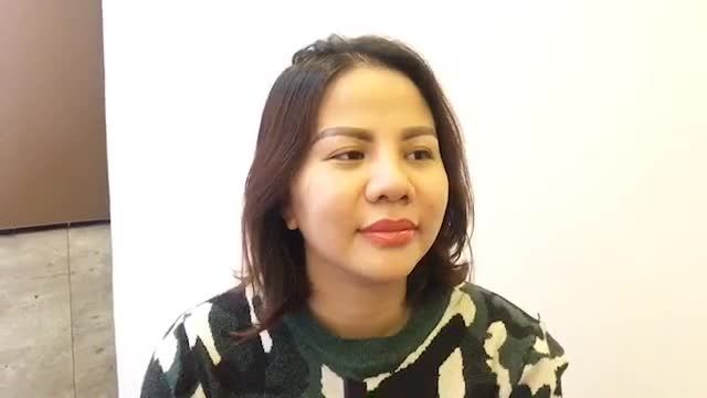 kết quả phun môi collagen 3D vừa thực hiện xong