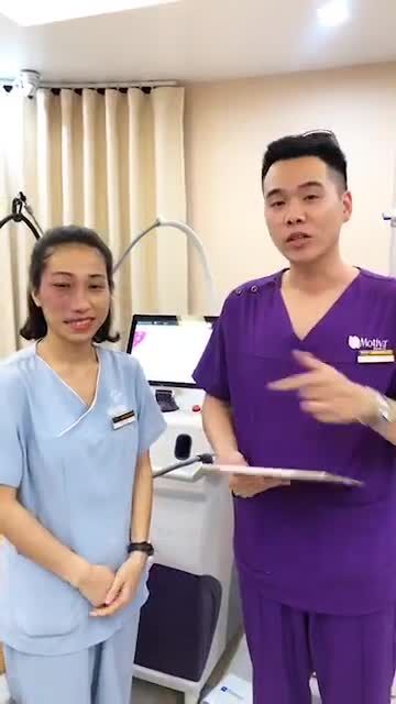 Chúng ta cùng gặp lại Uyên cô gái bị U máu bẩm sinh đước Bs Hoàng Tuấn giúp thay diện mạo, đổi cuộc đời.