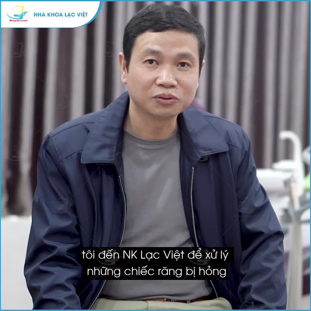 Cùng lắng nghe chia sẻ của chú sau khi trải nghiệm dịch vụ cấy ghép implant tại Nha Khoa Lạc Việt để cảm nhận rõ hơn.