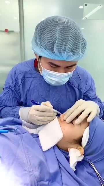 Quy trình đo vẽ, thiết kế dáng mũi - gọt chất liệu dựng sống mũi trước khi Nâng