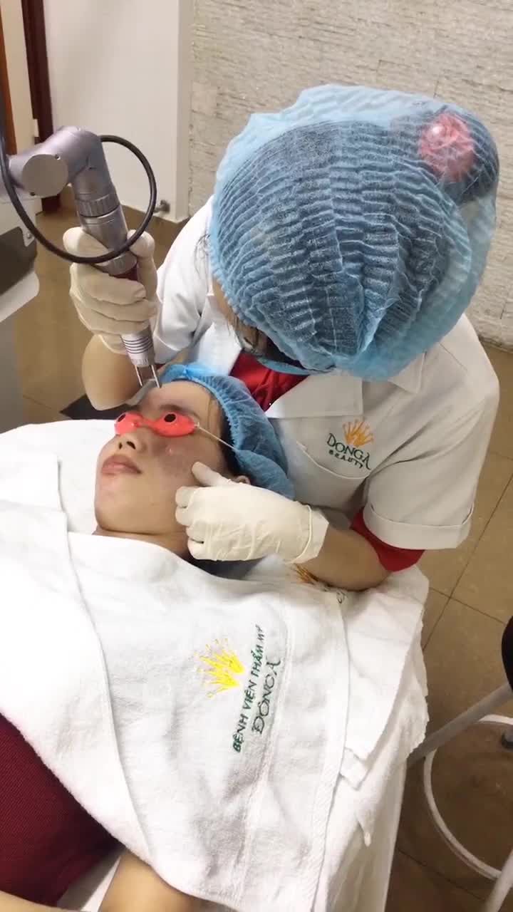 Không đau rát, không kích ứng sau 3 buổi điều trị bớt