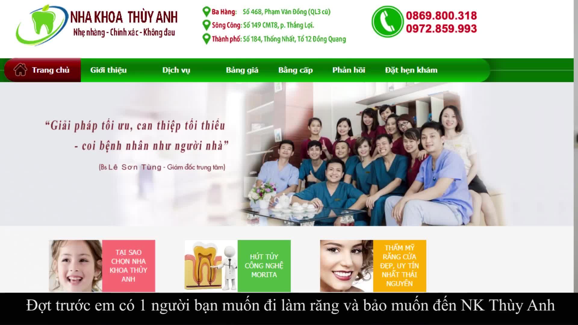 NHA KHOA THÙY ANH - NỤ CƯỜI ĐƯỢC TÔN VINH NÂNG TẦM CUỘC SỐNG