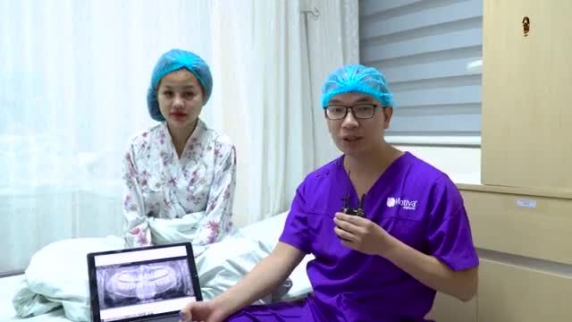 Cùng bác sĩ phân tích trước tình trạng hàm bạnh, hàm lệch của hotgirl Huyền sunmi trước khi vào phòng phẫu thuật.