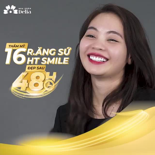 Kết Quả Thẩm mỹ Toàn Hàm 16R.ăng Sứ HT Smile KH. Đinh Thị Thùy Linh