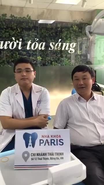 Cảm nhận của vị Khách hàng Đỗ Mạnh Sơn cắm 5 trụ Implant hàm dưới tháng 6 tại hệ thống nha khoa Paris chi nhánh 12 Thái Thịnh