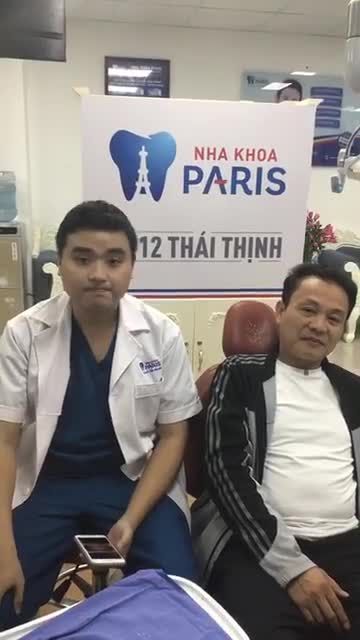 Kh Nguyễn Quyết Chiến lắp 27 răng sứ Emax zic cad của BS NGUYỄN HOÀNG DƯƠNG hệ thống nha khoa Paris tại chi nhánh 12 Thái Thịnh
