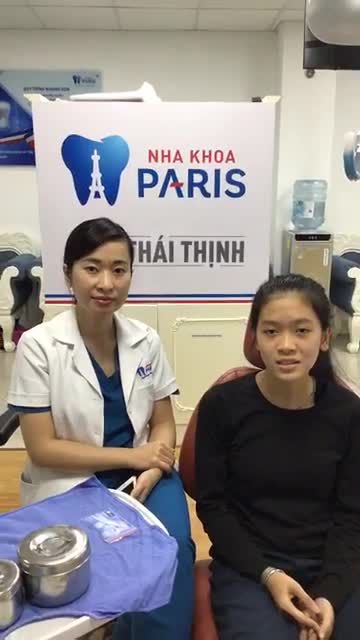 Kh Trần Lam Liên bọc chụp 3 răng cửa sứ Emax Zic BS Văn Huyền Giang tại hệ thống nha khoa Paris chi nhánh 12 Thái Thịnh