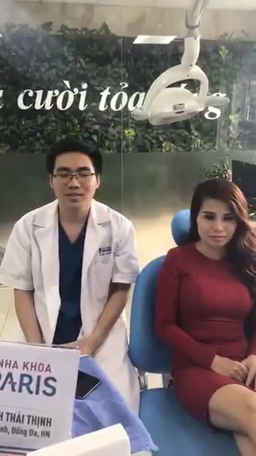 Kh Chu Thị Trang mài chụp 20 răng veneer của BS Vũ Đình Công hệ thống nha khoa Paris chi nhánh 12 Thái Thịnh