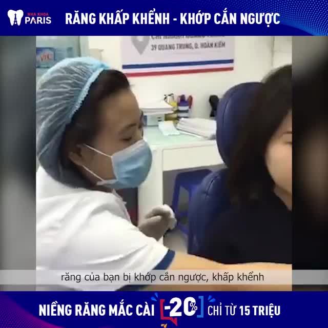 NIỀNG RĂNG HẾT KHẤP KHỂNH - CẮN NGƯỢC