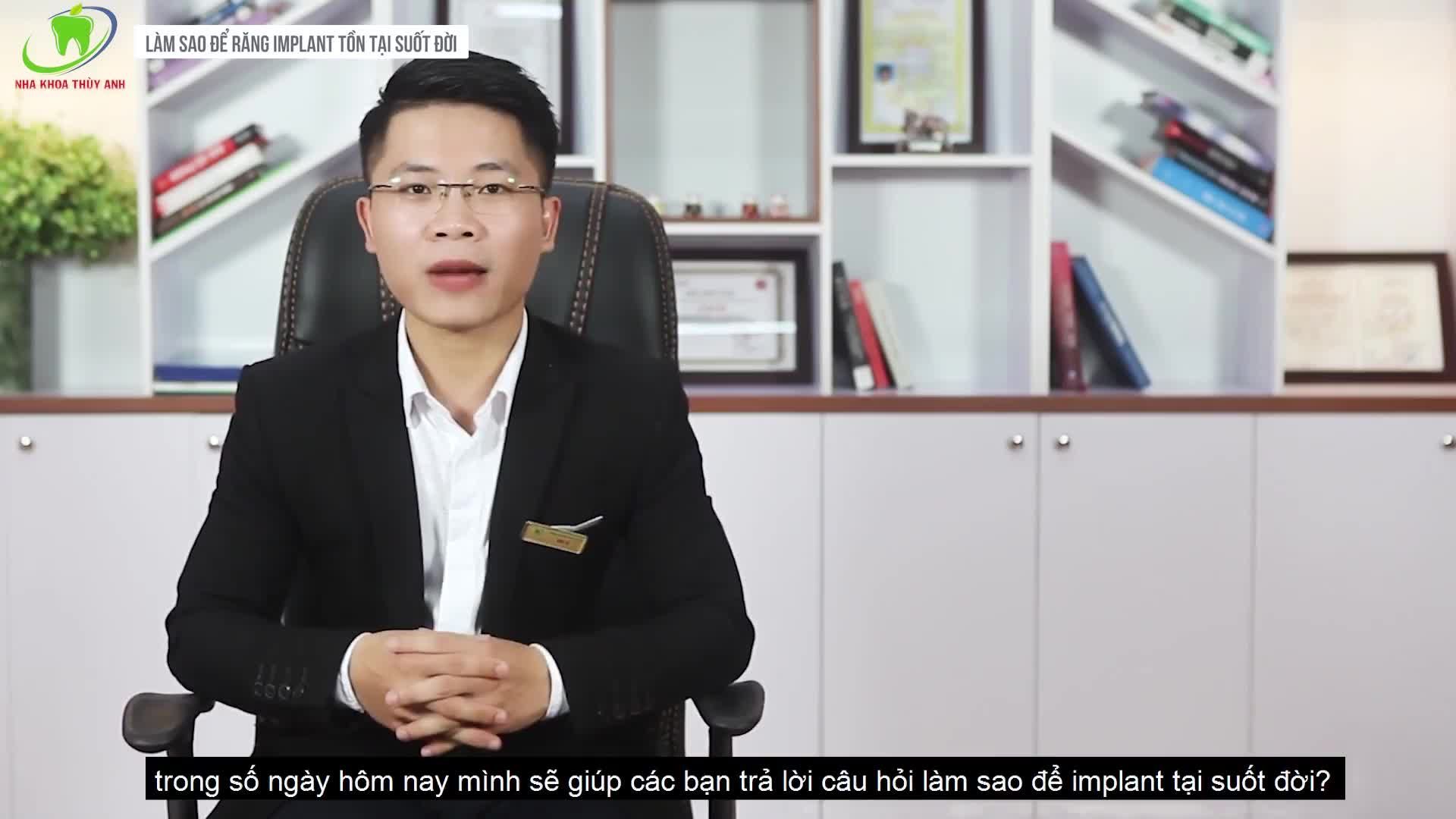 LÀM THẾ NÀO ĐỂ IMPLANT TỒN TẠI SUỐT ĐỜI.