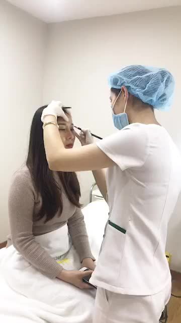 Mày xinhh lung linh với công nghệ phun mày tán chì