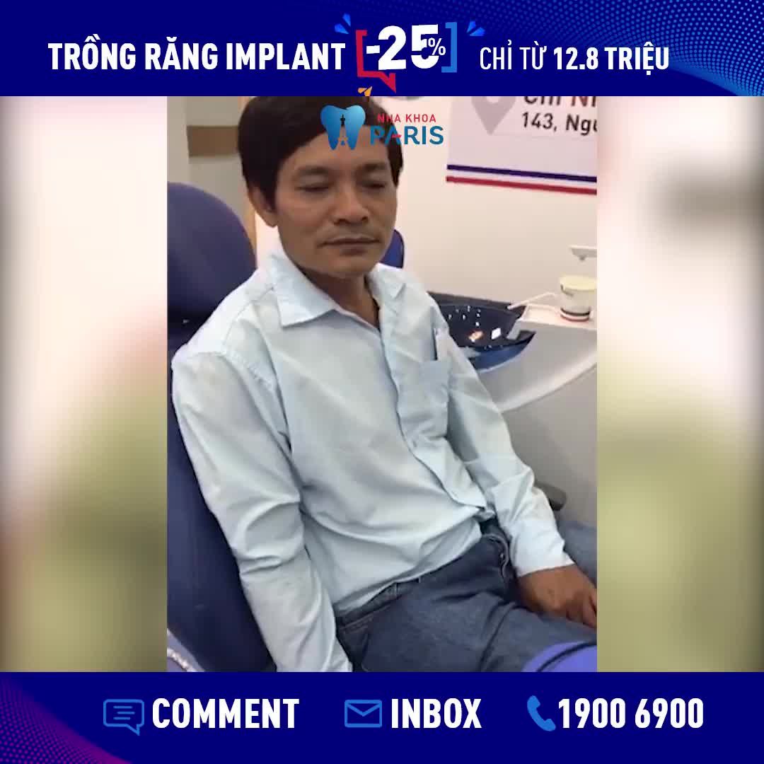 KẾT QUẢ SAU TRỒNG RĂNG IMPLANT  Nha khoa Paris Vinh