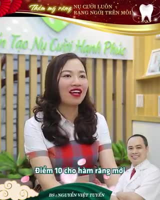 THẨM MỸ RĂNG: NỤ CƯỜI LUÔN RẠNG NGỜI TRÊN MÔI