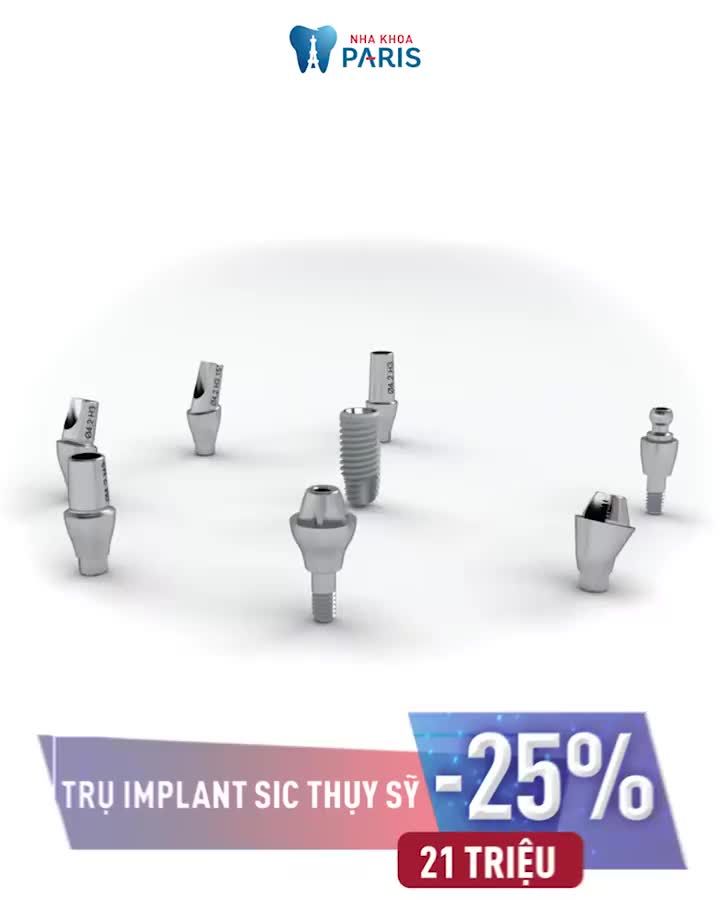 TRỒNG RĂNG IMPLANT  TRỌN GÓI CHỈ TỪ 12.8 TRIỆU