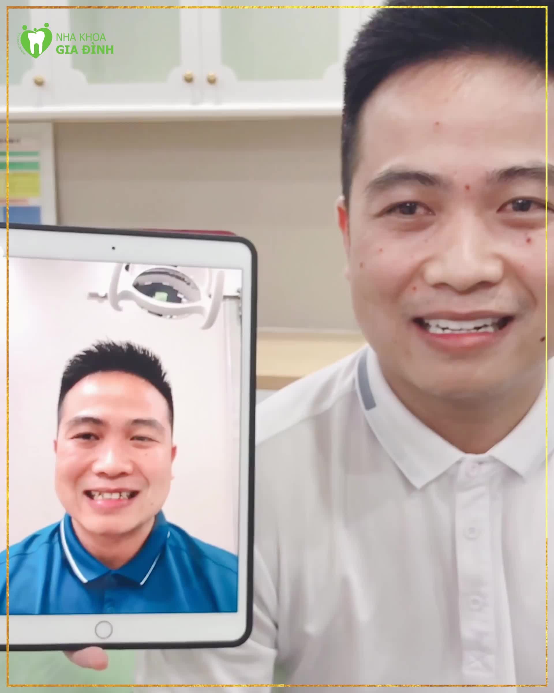 Chỉ sau 2 lần hẹn, anh Hùng đã có thể sở hữu cho mình hàm răng trắng đẹp như ý. Cùng nghe những chia sẻ của anh Hùng trong video dưới đây nhé!