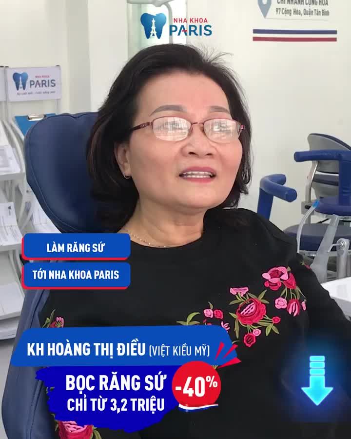 GIẢI CỨU HÀM RĂNG SỨ CŨ HỎNG, GÃY VỠ CỦA CÔ VIỆT KIỀU MỸ CHỈ SAU 2 NGÀY TẠI NK PARIS