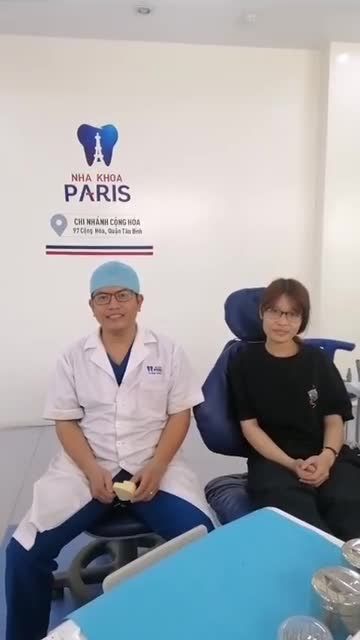 BỌC RĂNG SỨ TẠI NHA KHOA PARIS CỘNG HÒA GIÚP CHỊ TỰ TIN CƯỜI NHIỀU HƠN. AN TOÀN, KHÔNG ĐAU