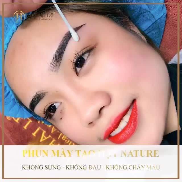 Lông mày SIÊU NÉT, SIÊU CHUẨN - Phun lông mày TAO HAT NATURE TẠI DR.HẢI LÊ‼️