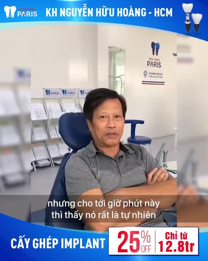 KẾT QUẢ  REVIEW CHÂN THỰC SAU TRỒNG RĂNG IMPLANT