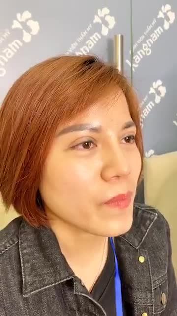 11h46 phút! Kết thúc ca sáng với ca tái khám cắt mí của chị khách hàng tại BVTM Kangnam