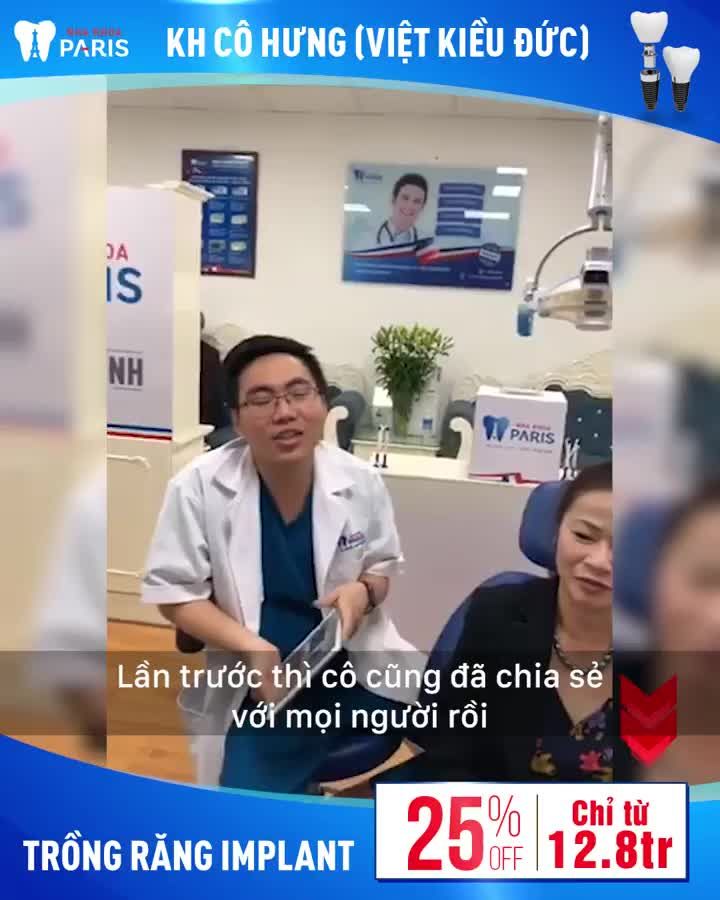 Mất răng hàm trên, sử dụng hàm tháo lắp không chắc chắn️