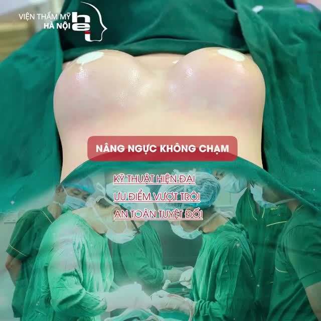 NÂNG NGỰC KHÔNG CHẠM KỸ THUẬT NÂNG NGỰC HIỆN ĐẠI NHẤT HIỆN NAY