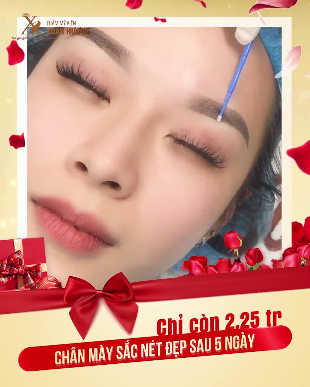 ĐÓN 8/3 - NHẬN QUÀ TẶNG PHUN THÊU CỰC ƯU ĐÃI CỦA TMV XUÂN HƯƠNG