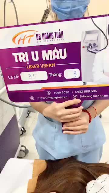 Vượt đường xa xôi từ Đà Nẵng qua với Dr Hoàng Tuấn để điều trị U máu bẩm sinh !
