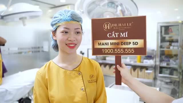 Kết quả cắt mí hoàn hảo nhờ đôi bàn tay của các bác sĩ tại Dr.Hải Lê.