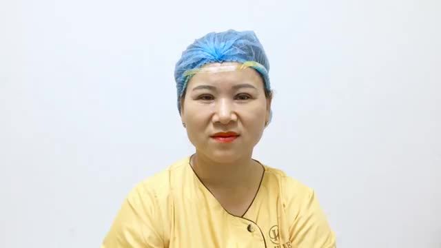 Kết quả trên cả mong đợi của vị khách hàng đến từ Hải Phòng, nếp mí tự nhiên gương mặt nhẹ nhàng.