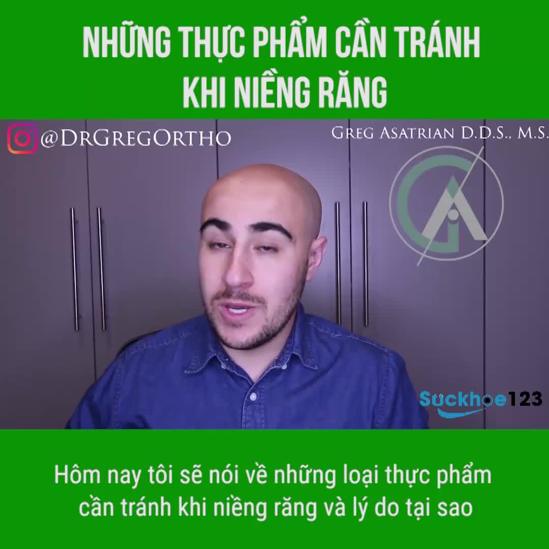 Những loại thực phẩm, đồ ăn cần tránh khi niềng răng