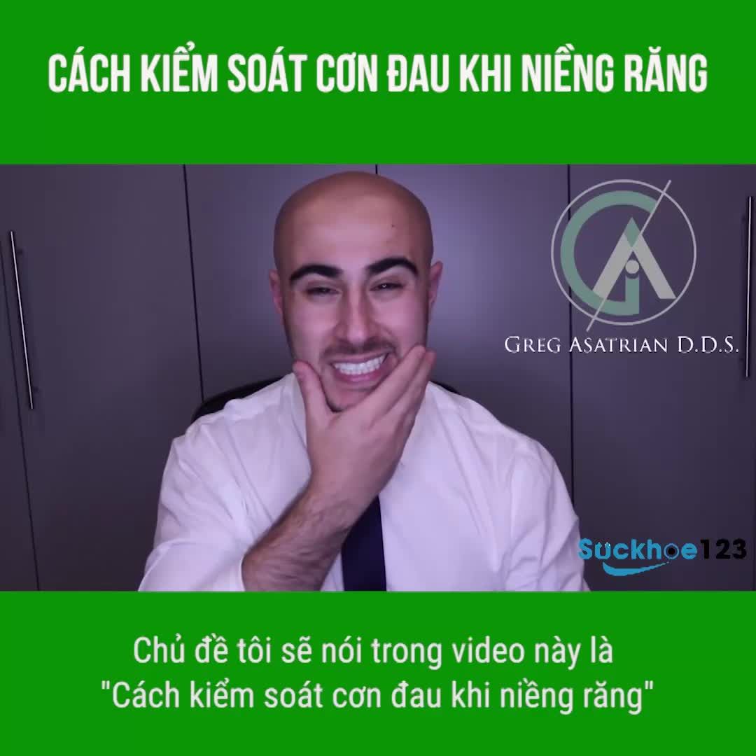 Cách kiểm soát cơn đau khi niềng răng