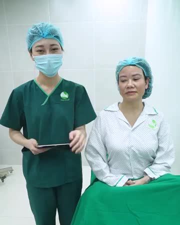 Kết quả sau 15' Nâng cung mày vô khuẩn