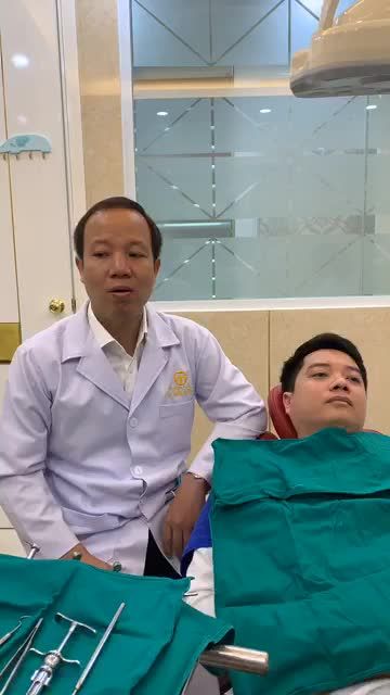 NHỔ RĂNG KHÔN MỌC LỆCH NGẦM 80 độ. NHỔ BẰNG MÁY SIÊU ÂM.