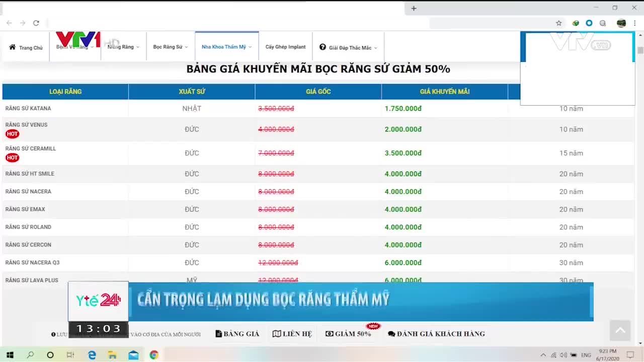 BỌC RĂNG SỨ: LỰA CHỌN CƠ SỞ AN TOÀN HAY "TIỀN MẤT, TẬT MANG" VÌ HAM RẺ?