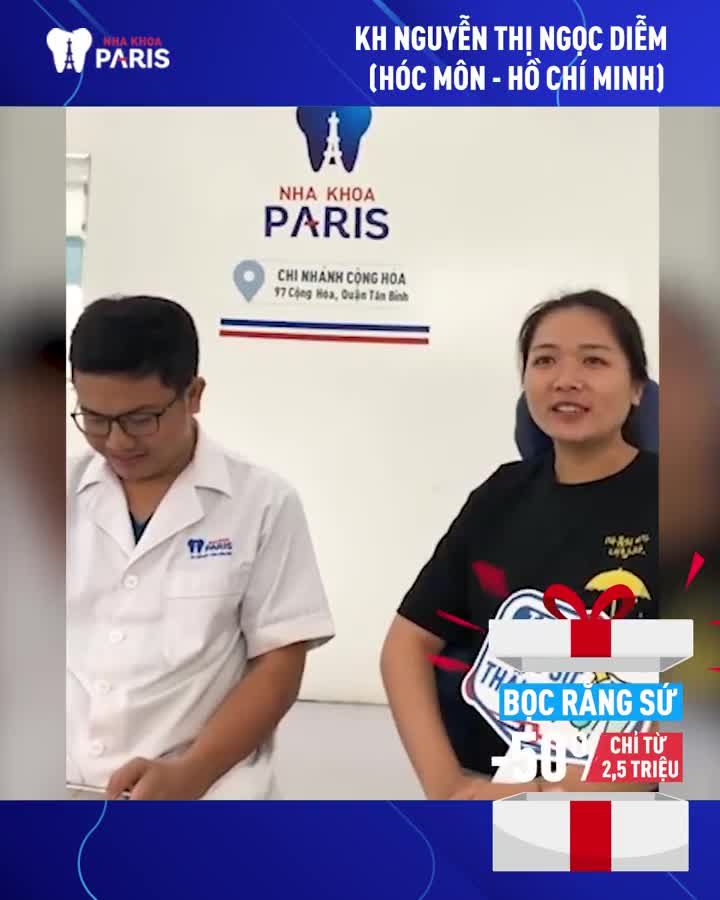 Bất ngờ NỤ CƯỜI sau 2 ngày - BỌC RĂNG SỨ -50%