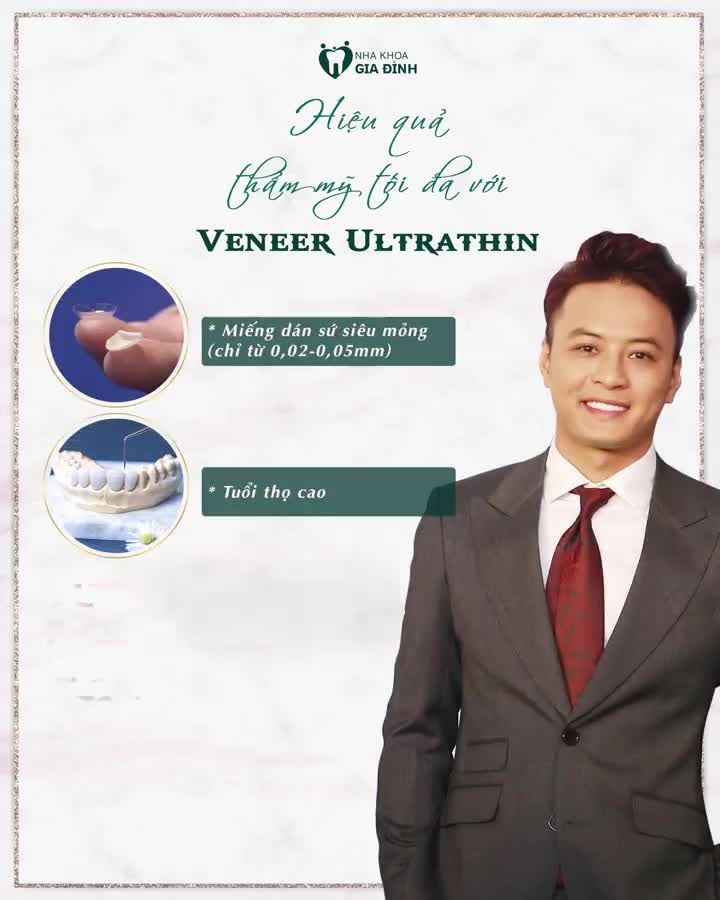 DÁN SỨ VENEER ULTRATHIN CHO HIỆU QUẢ THẨM MỸ TỐI ĐA