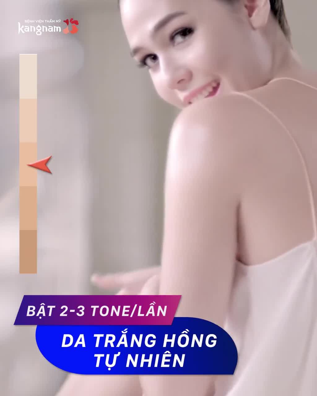 Bật tone ngay sau 1 lần tắm - Bất chấp đen lì, đen bẩm sinh, cháy nắng