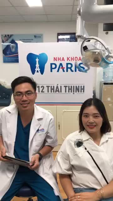 Kh Nguyễn Thị Hồng Thịnh bọc chụp 20R Emax zic của BS Vũ Đình Công tại hệ thống nha khoa Paris chi nhánh 12 Thái Thịnh
