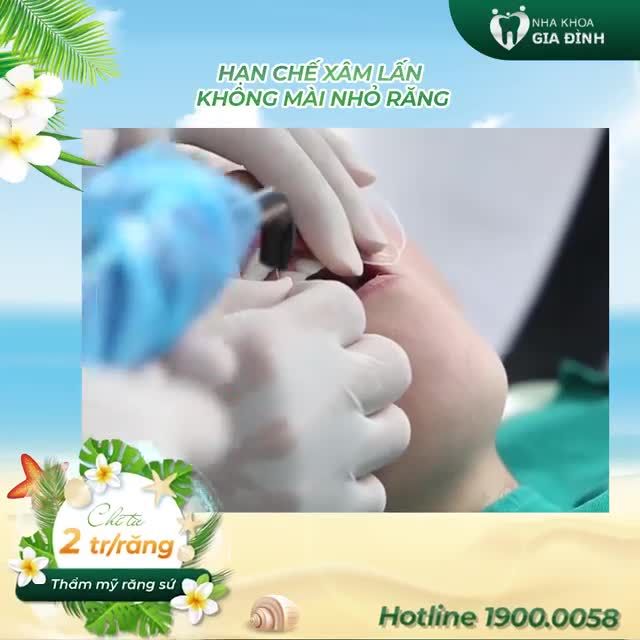 Thẩm mỹ răng: HẠN CHẾ XÂM LẤN – KHÔNG MÀI NHỎ RĂNG