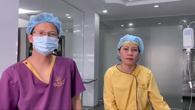 Lấy lại tuổi thanh xuân cho chị gái nhờ phương pháp cắt mí độc quyền của Dr.Hải Lê.