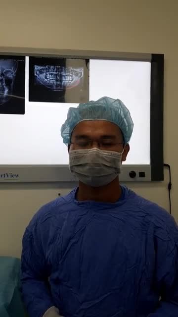 Khách hàng gọt hàm, hạ gò má Hình ảnh trực tiếp từ phòng đại phẫu