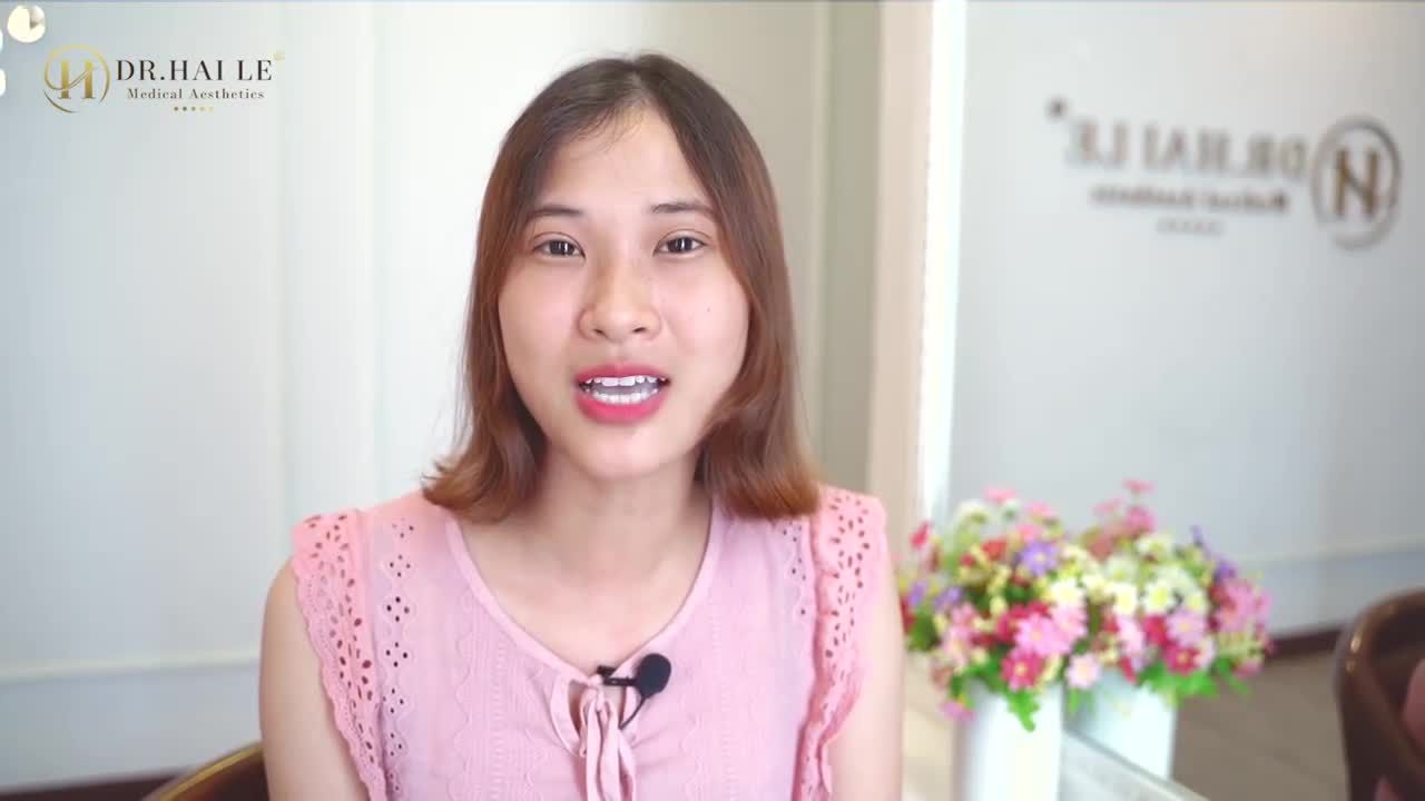 Khách hàng Ngọc Huyền chia sẻ về lần 1 cắt mí hỏng tại cơ sở khác và chỉ khi tới Dr.Hải Lê mới được sửa "thành công" nhờ Deep Tech20.