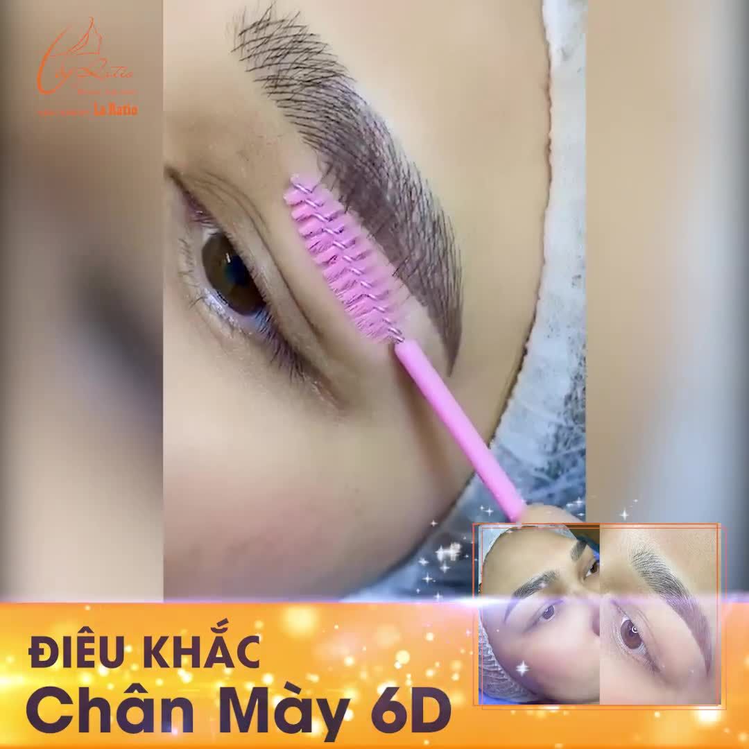 ĐIÊU KHẮC CHÂN MÀY 6D - “XÓA SỔ” MÀY THƯA DÁNG XẤU
