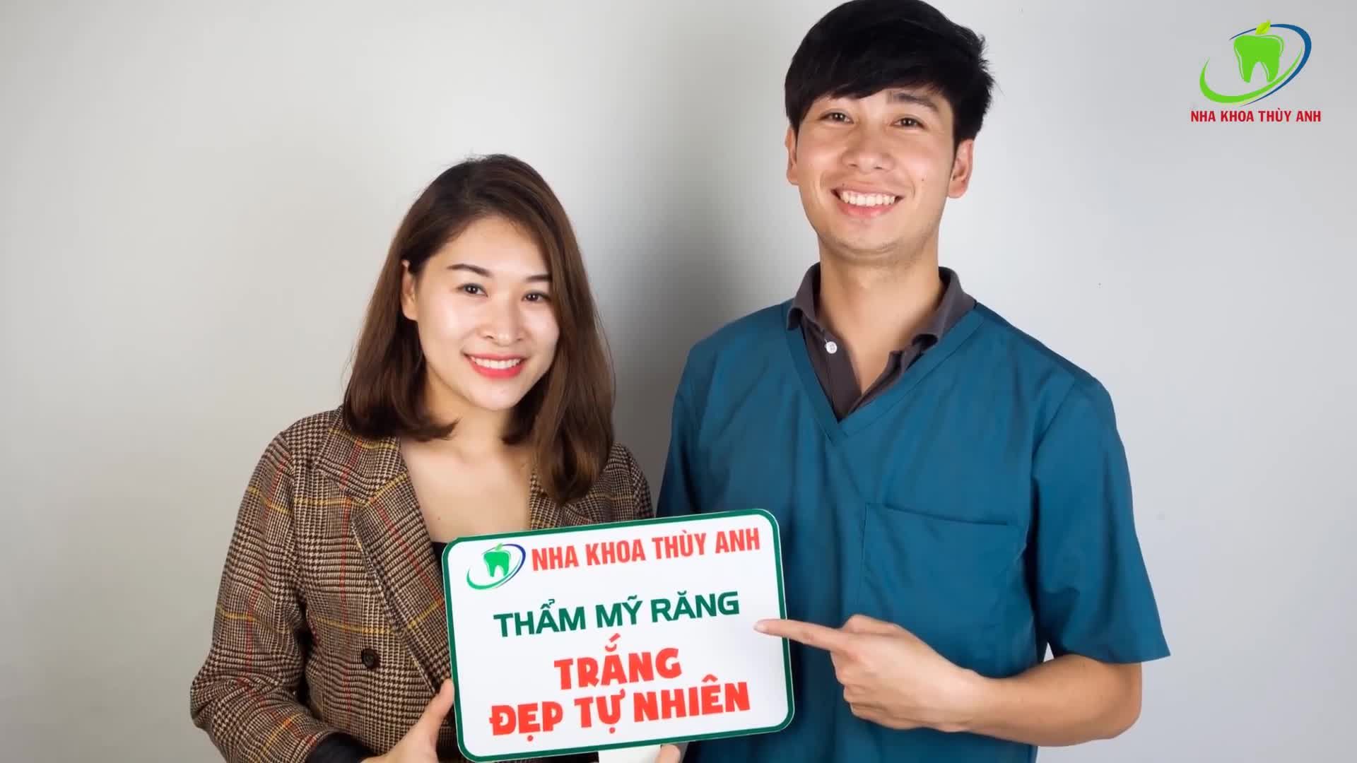 Đôi lời chia sẻ của chị Thu Hường sau khi sử dụng dịch vụ dán sứ tại phòng khám.